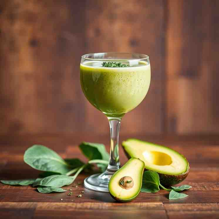 Grenadian Green Avocado Spinach Smoothie